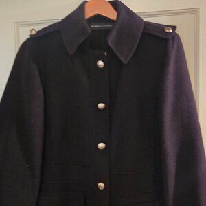 Dana Buchman Women's 12 Black Wool Angora Blend Jacket